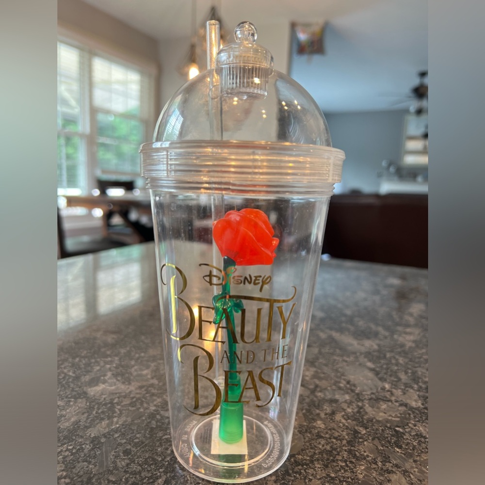 Disney’s Beauty & the Beast light up souvenir cup (flashing light in video)